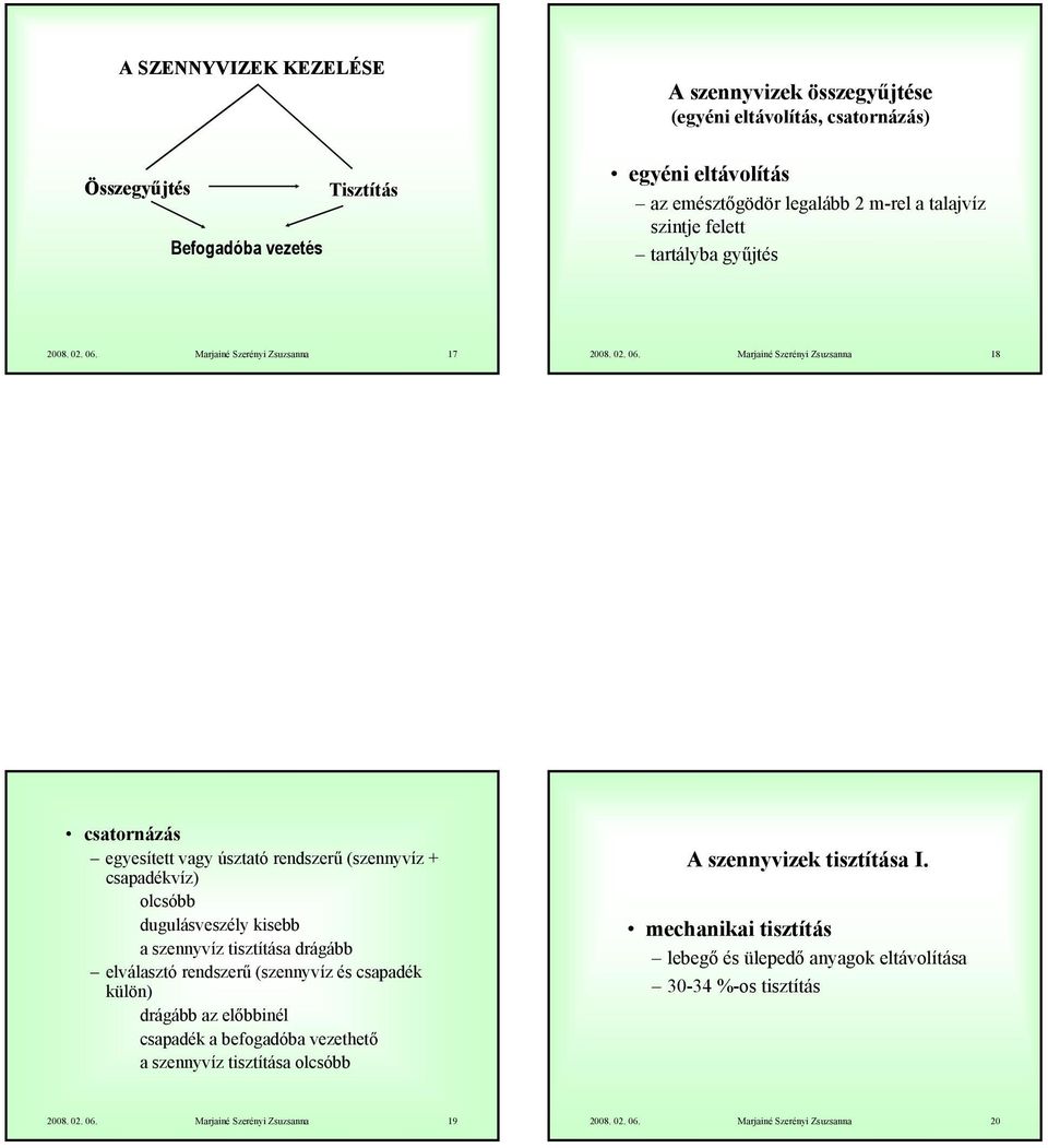 Marjainé Szerényi Zsuzsanna 17 2008. 02. 06.
