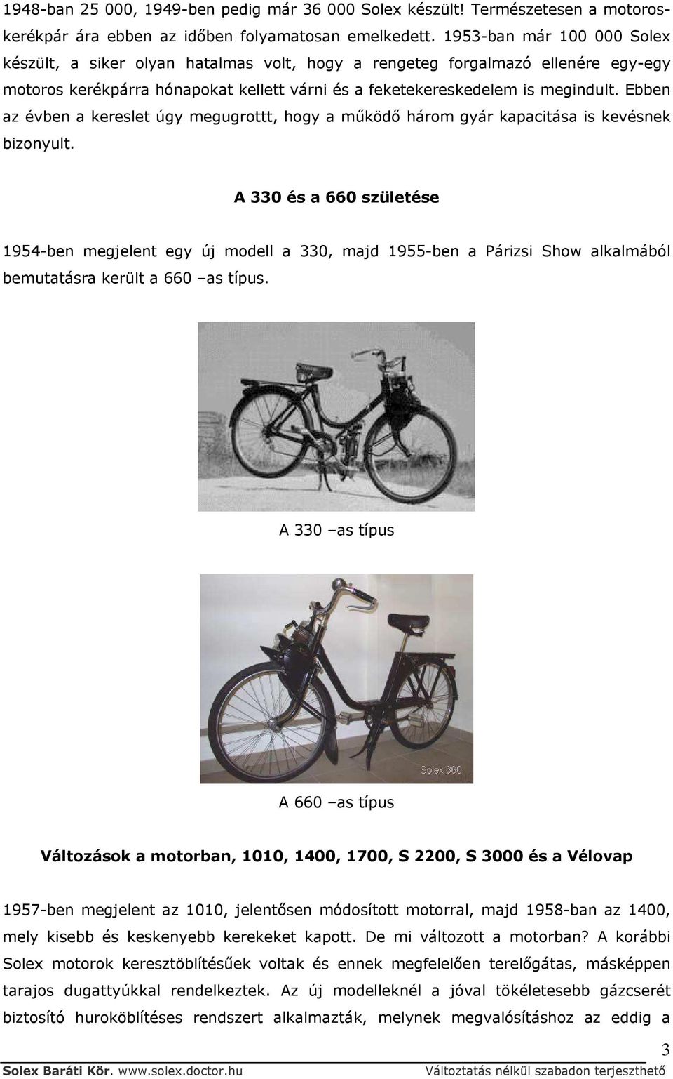 Az első motorkerékpár. A fordulat, avagy a VeloSolex születése - PDF  Ingyenes letöltés