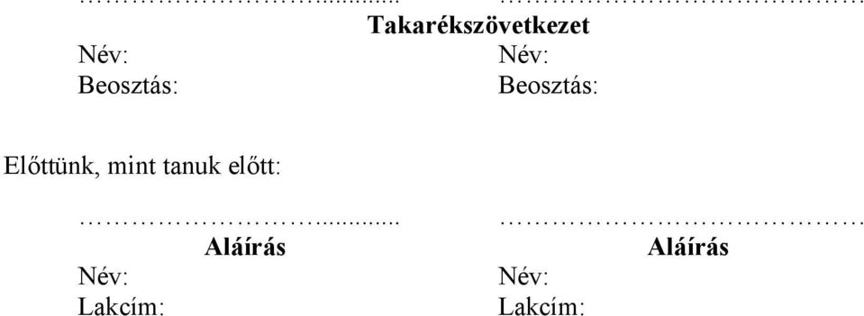 Előttünk, mint tanuk