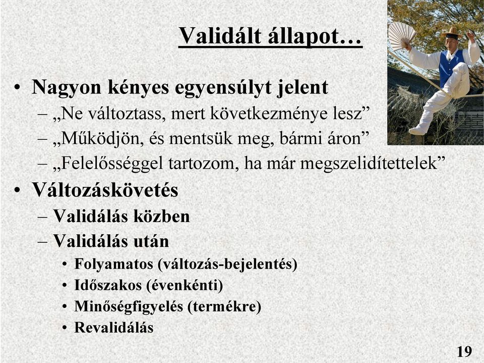 ha már megszelidítettelek Változáskövetés Validálás közben Validálás után