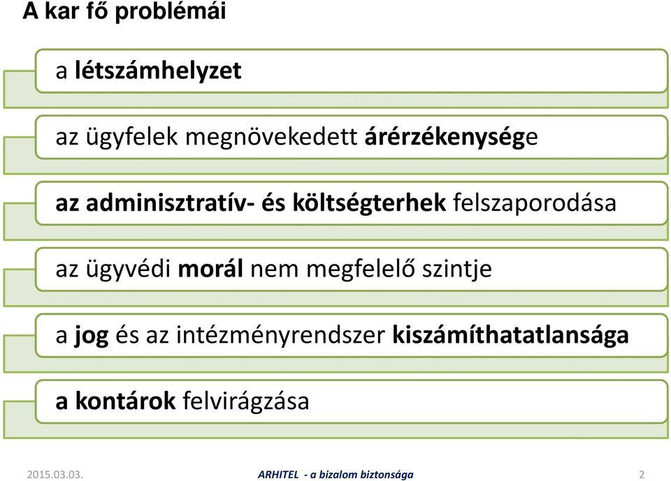 ügyvédi morál nem megfelelő szintje ajogés az intézményrendszer