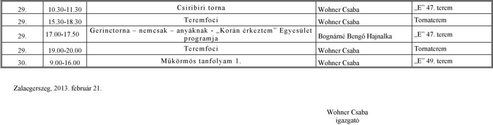 50 Gerinctorna nemcsak anyáknak - Korán érkeztem Egyesület 29. 19.00-20.