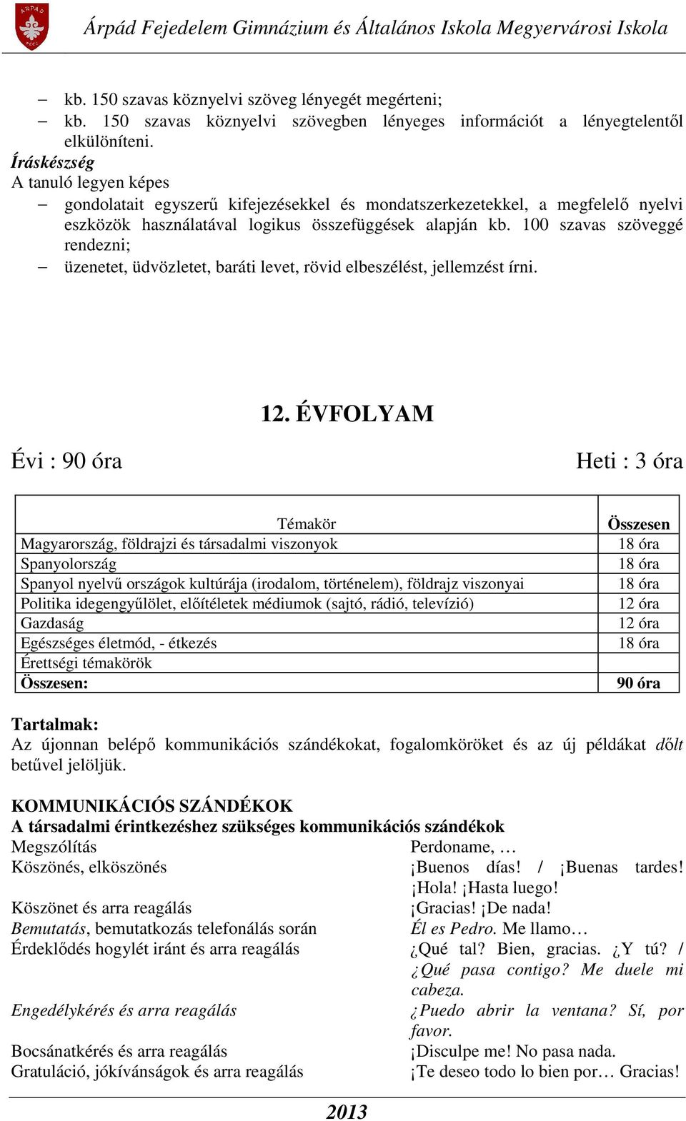 100 szavas szöveggé rendezni; üzenetet, üdvözletet, baráti levet, rövid elbeszélést, jellemzést írni. 12.