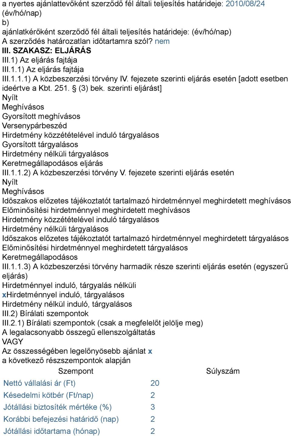 251. (3) bek.