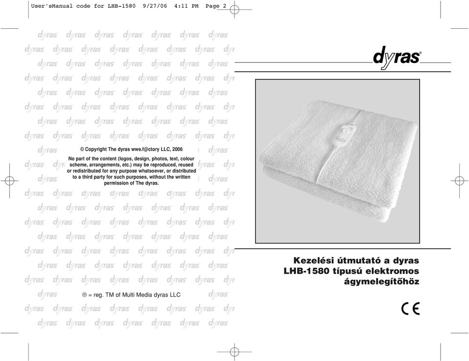 ) may be reproduced, reused or redistributed for any purpose whatsoever, or distributed to a third party for such