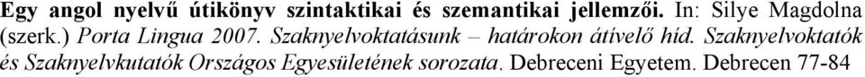 Szaknyelvoktatásunk határokon átívelő híd.