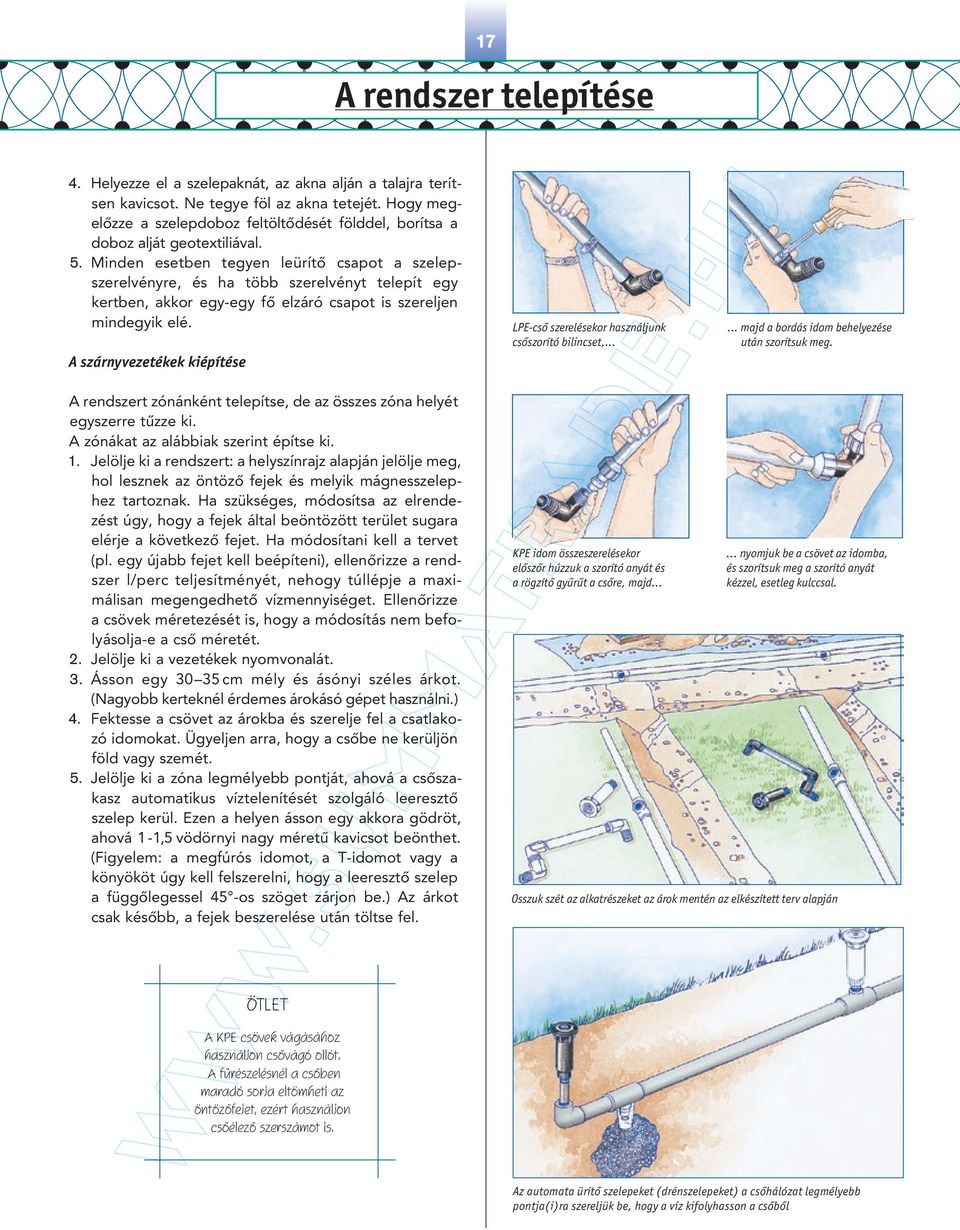 Családi házak öntözôrendszerének tervezése - PDF Free Download