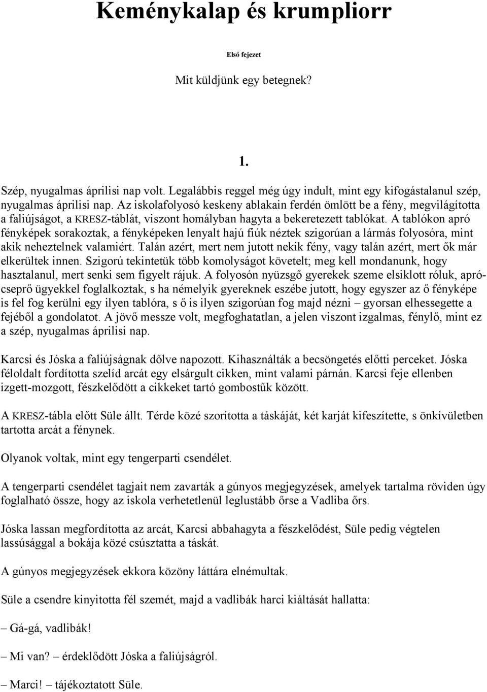 A tablókon apró fényképek sorakoztak, a fényképeken lenyalt hajú fiúk néztek szigorúan a lármás folyosóra, mint akik neheztelnek valamiért.