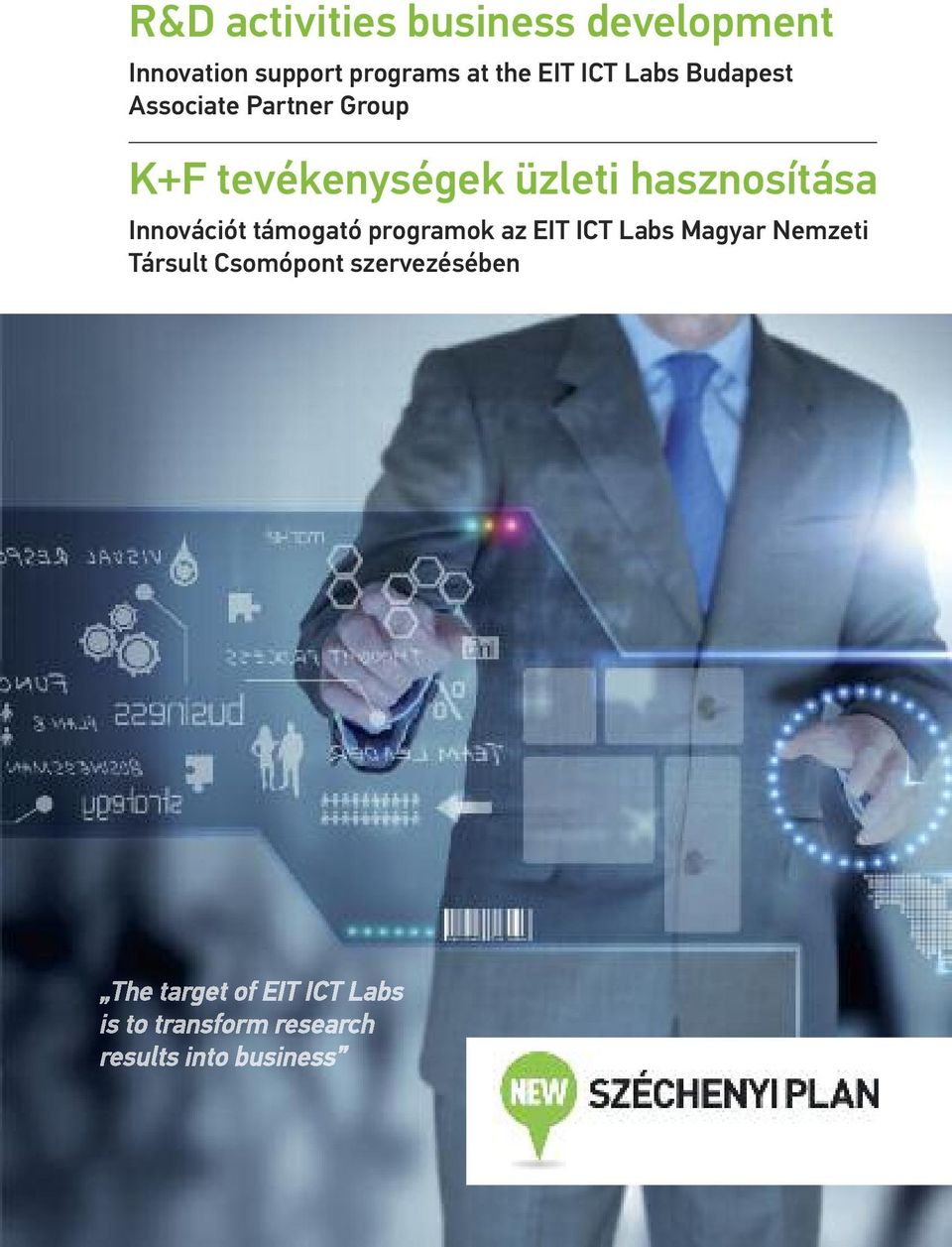 K+F tevékenységek üzleti hasznosítása Innovációt támogató