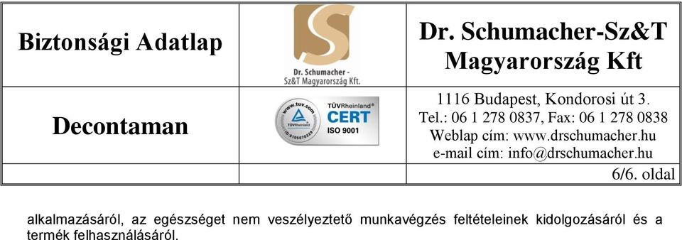munkavégzés feltételeinek