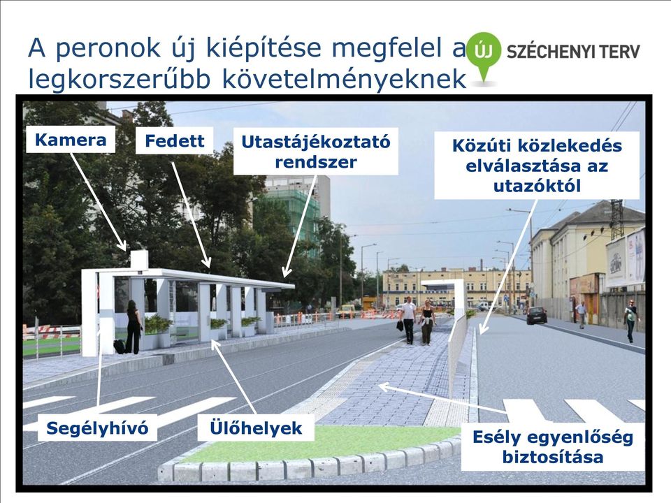 rendszer Közúti közlekedés elválasztása az