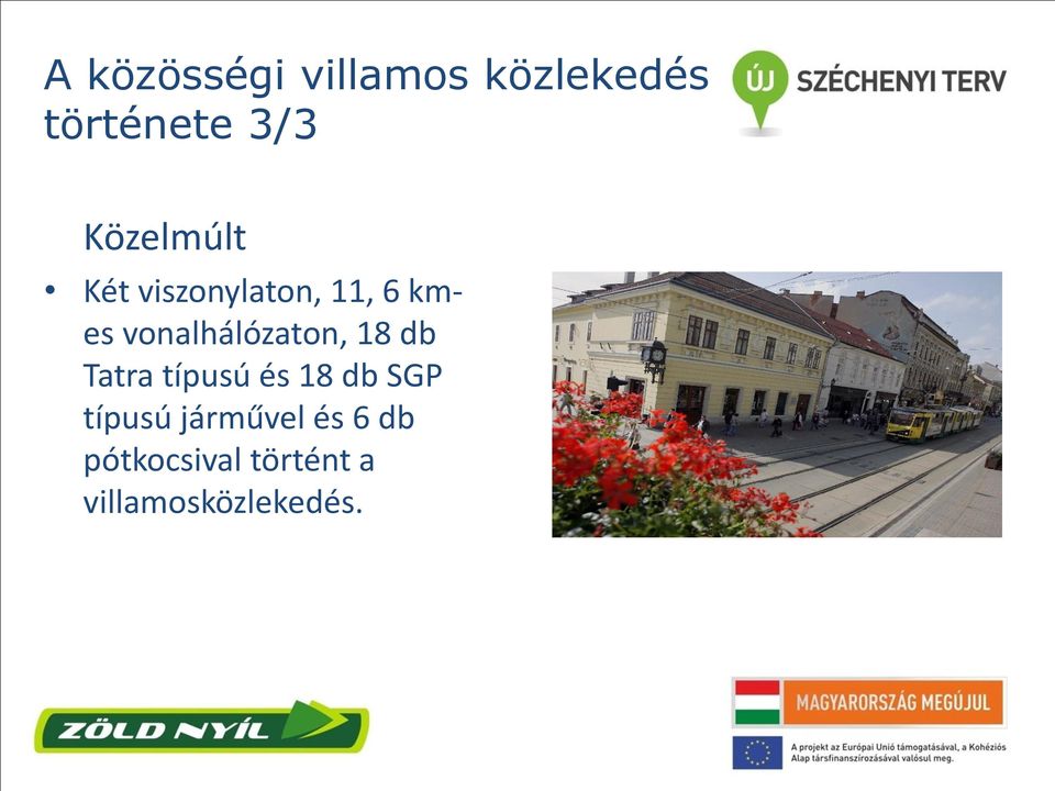 vonalhálózaton, 18 db Tatra típusú és 18 db SGP
