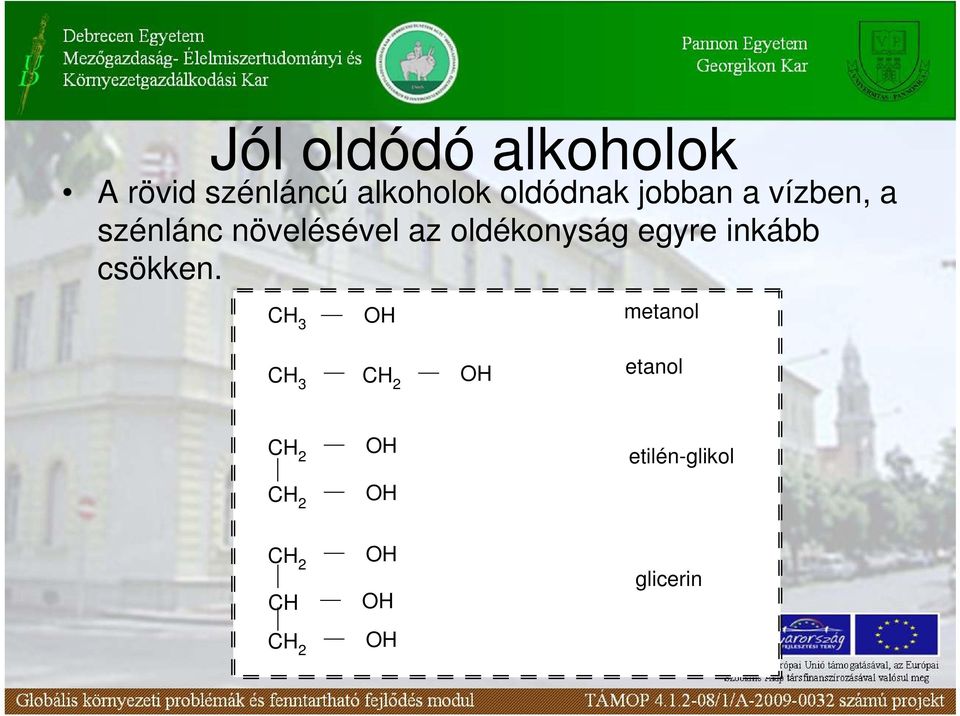 oldékonyság egyre inkább csökken.