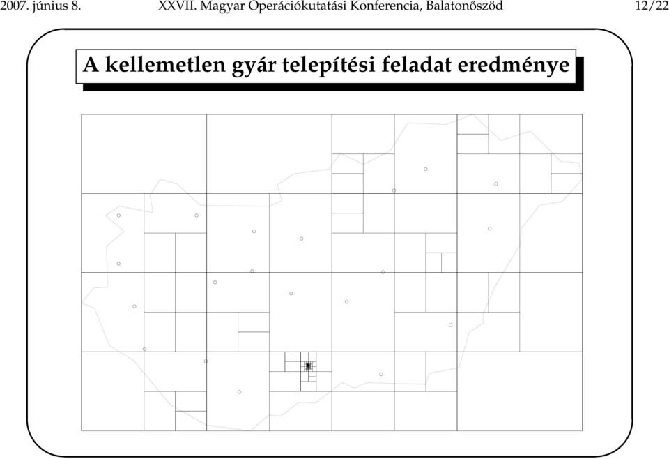 Konferencia, Balatonőszöd 12/22