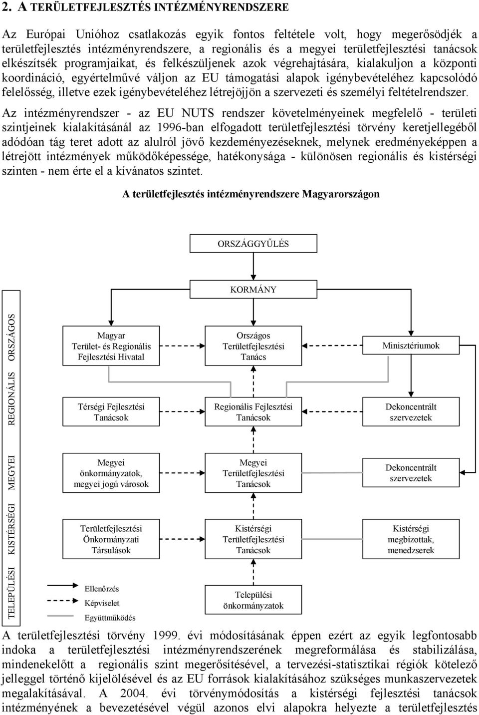 kapcsolódó felelősség, illetve ezek igénybevételéhez létrejöjjön a szervezeti és személyi feltételrendszer.