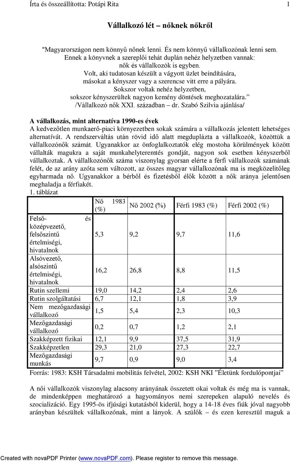 Volt, aki tudatosan készült a vágyott üzlet beindítására, másokat a kényszer vagy a szerencse vitt erre a pályára.