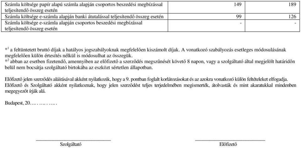 A vonatkozó szabályozás esetleges módosulásának megfelelően külön értesítés nélkül is módosulhat az összegük.