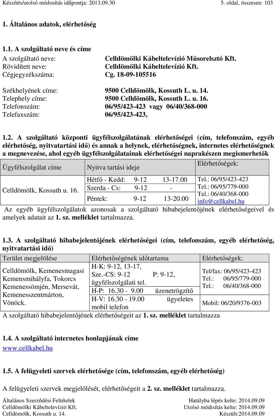 Telefonszám: 06/95/423