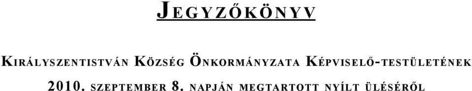 ÖNKORMÁNYZATA