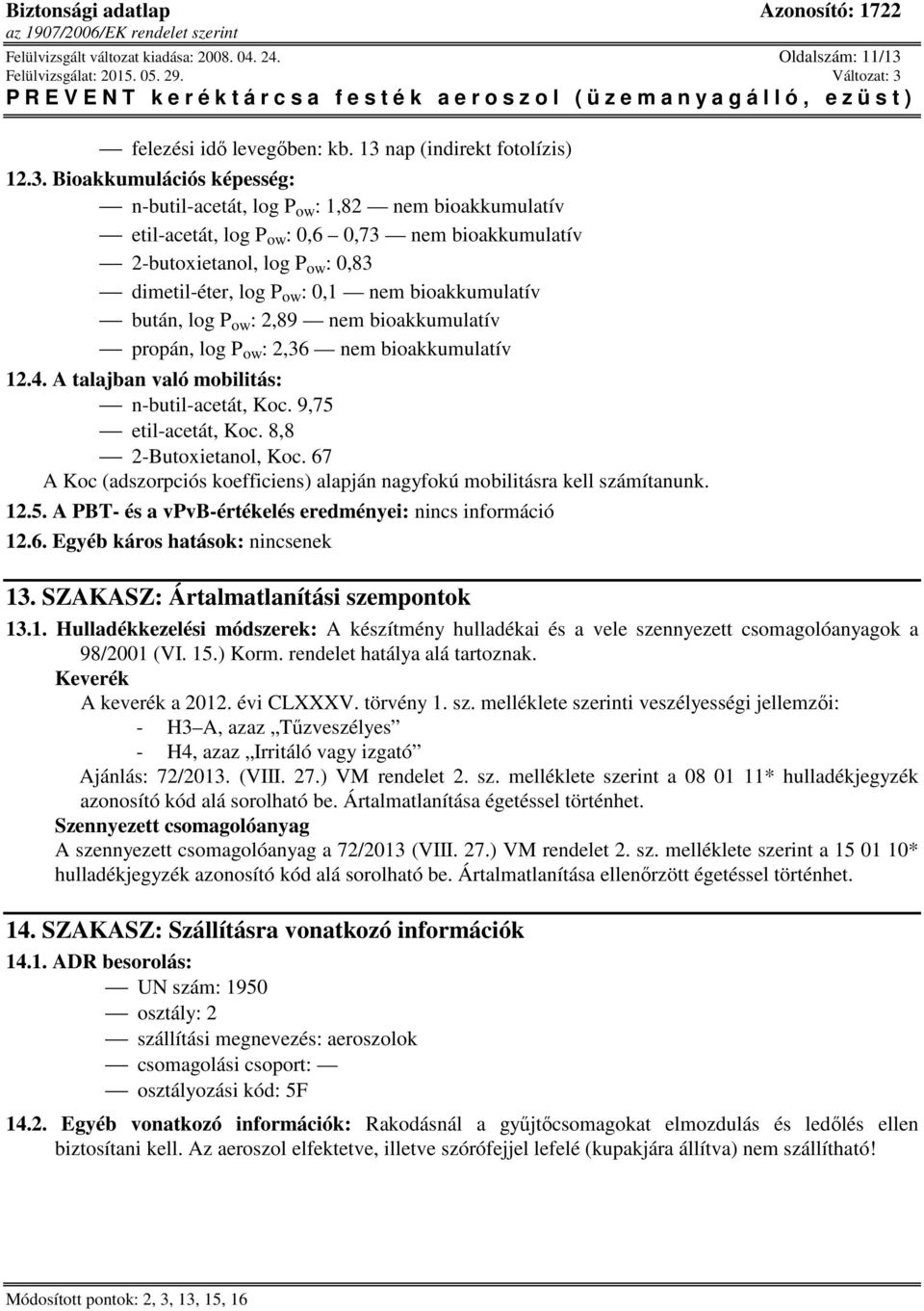 nap (indirekt fotolízis) 12.3.