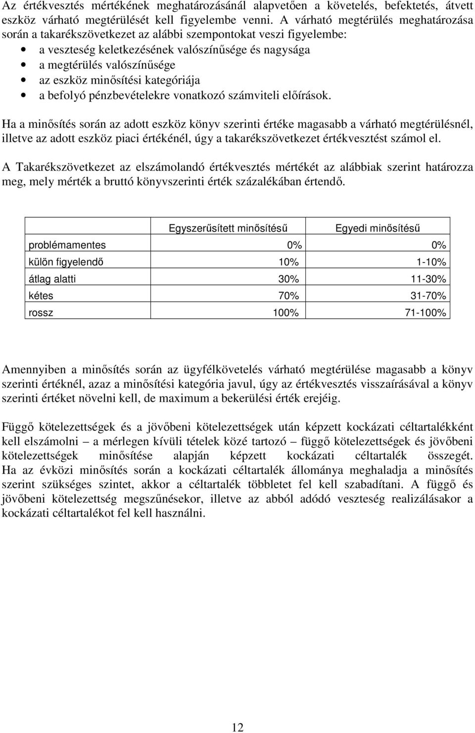 minősítési kategóriája a befolyó pénzbevételekre vonatkozó számviteli előírások.