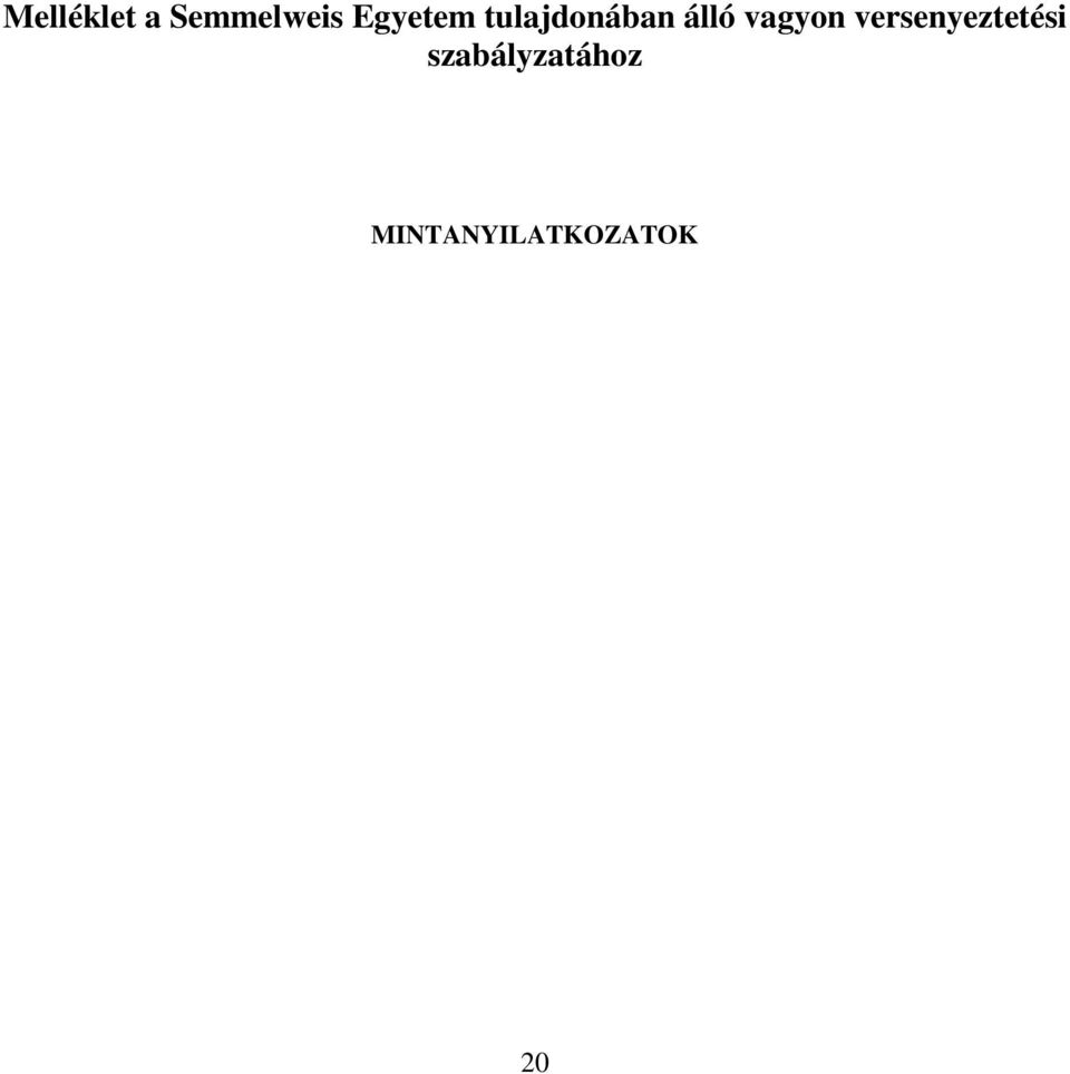 vagyon versenyeztetési