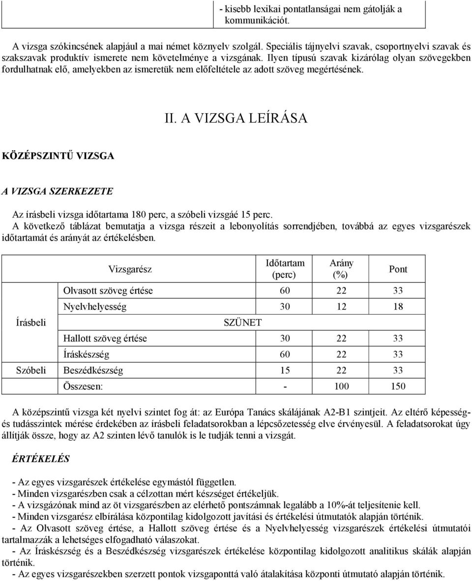 Ilyen típusú szavak kizárólag olyan szövegekben fordulhatnak elı, amelyekben az ismeretük nem elıfeltétele az adott szöveg megértésének. II.