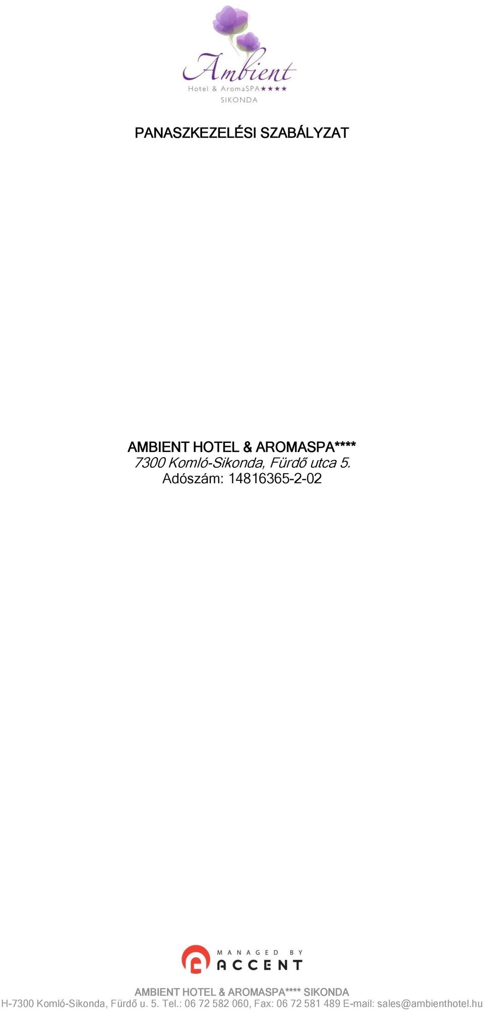 AROMASPA**** 7300