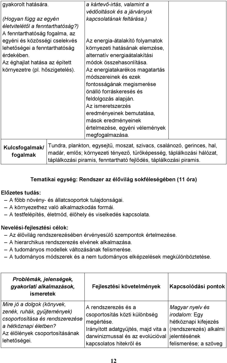 ) Az energia-átalakító folyamatok környezeti hatásának elemzése, alternatív energiaátalakítási módok összehasonlítása.