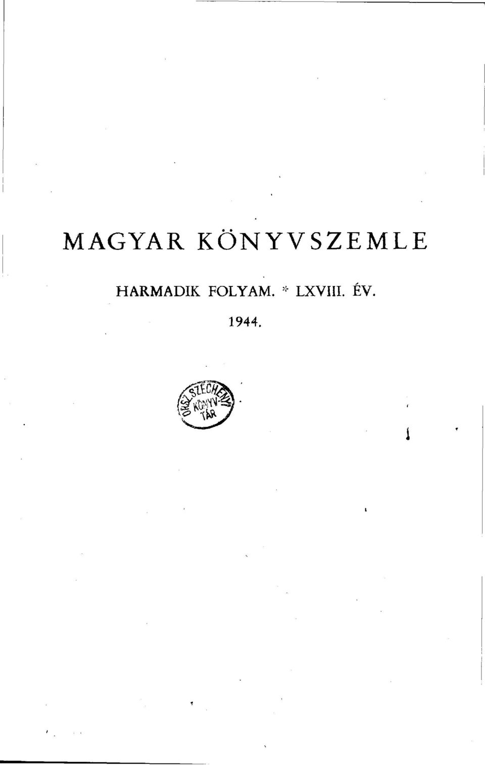 HARMADIK