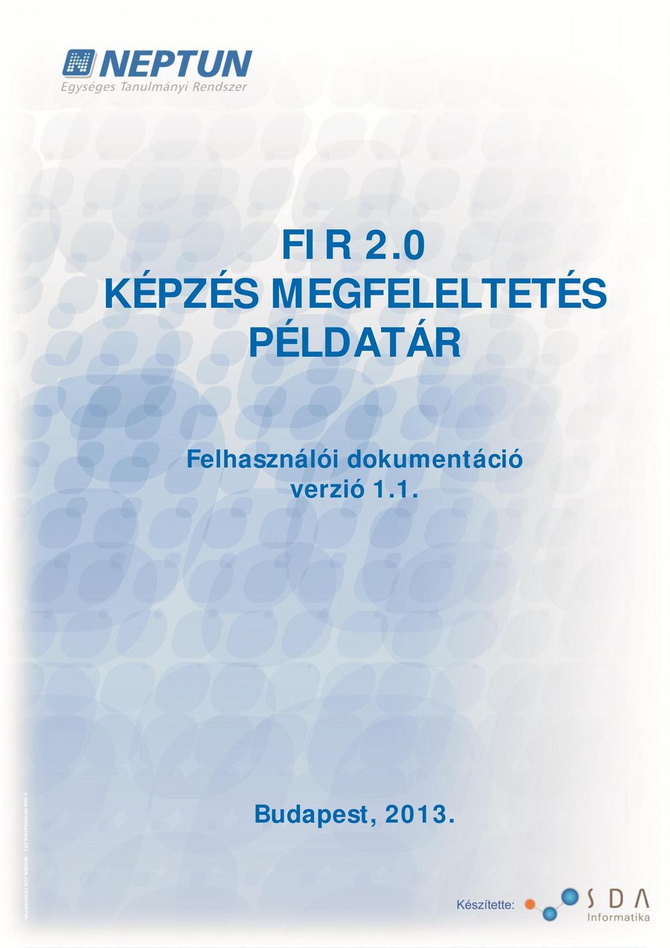 FIR 2.0 KÉPZÉS MEGFELELTETÉS PÉLDATÁR - PDF Free Download
