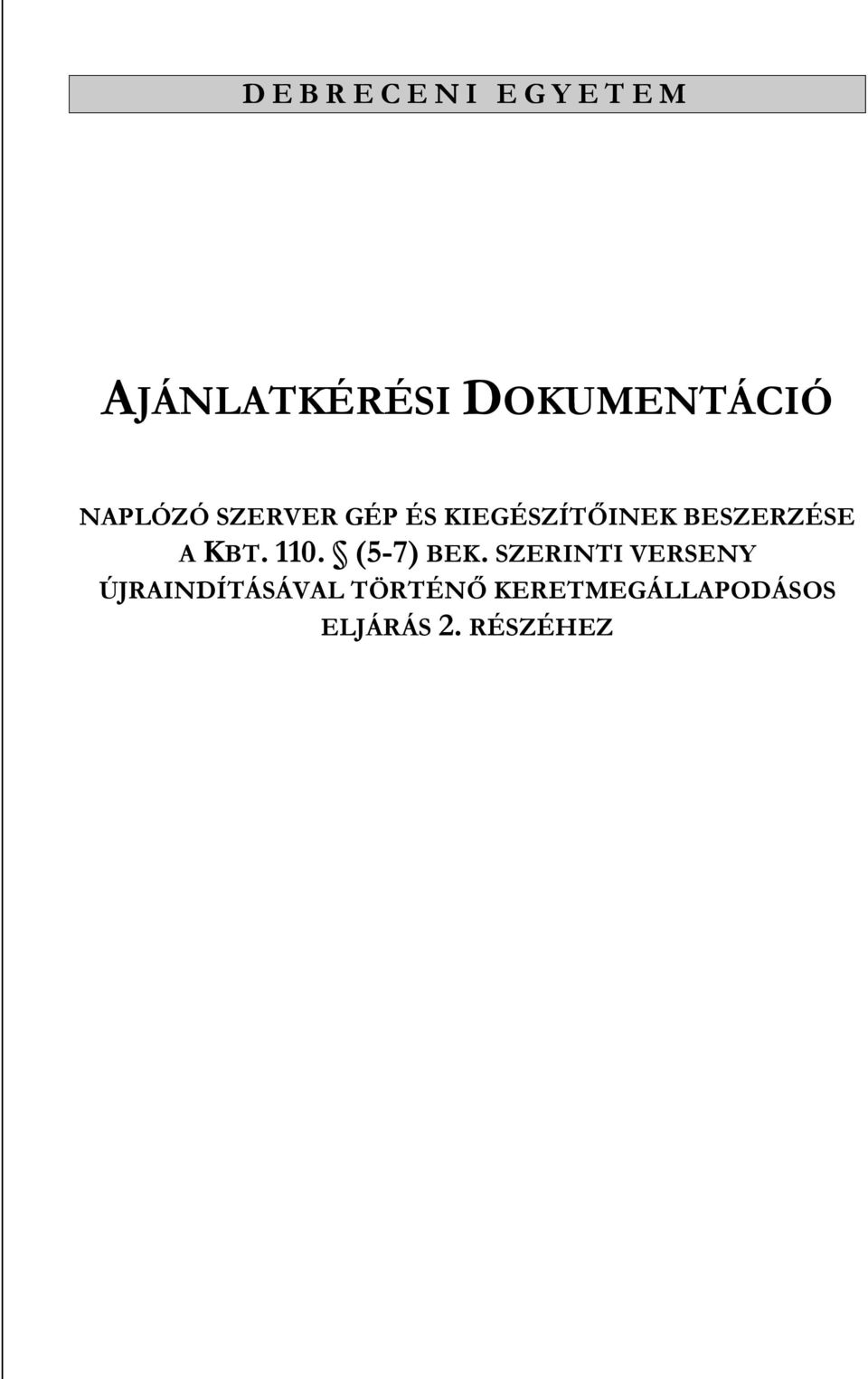 KBT. 110. (5-7) BEK.