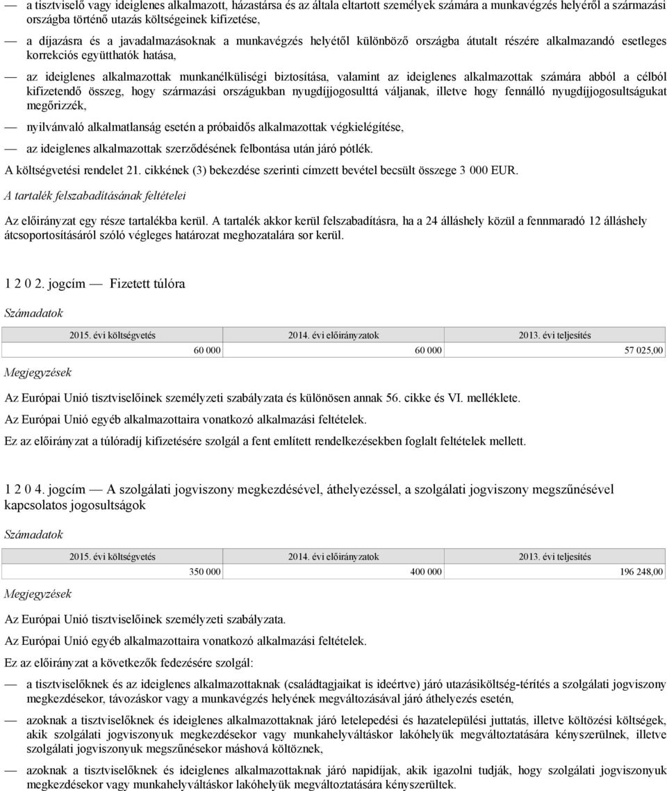 ideiglenes alkalmazottak számára abból a célból kifizetendő összeg, hogy származási országukban nyugdíjjogosulttá váljanak, illetve hogy fennálló nyugdíjjogosultságukat megőrizzék, nyilvánvaló