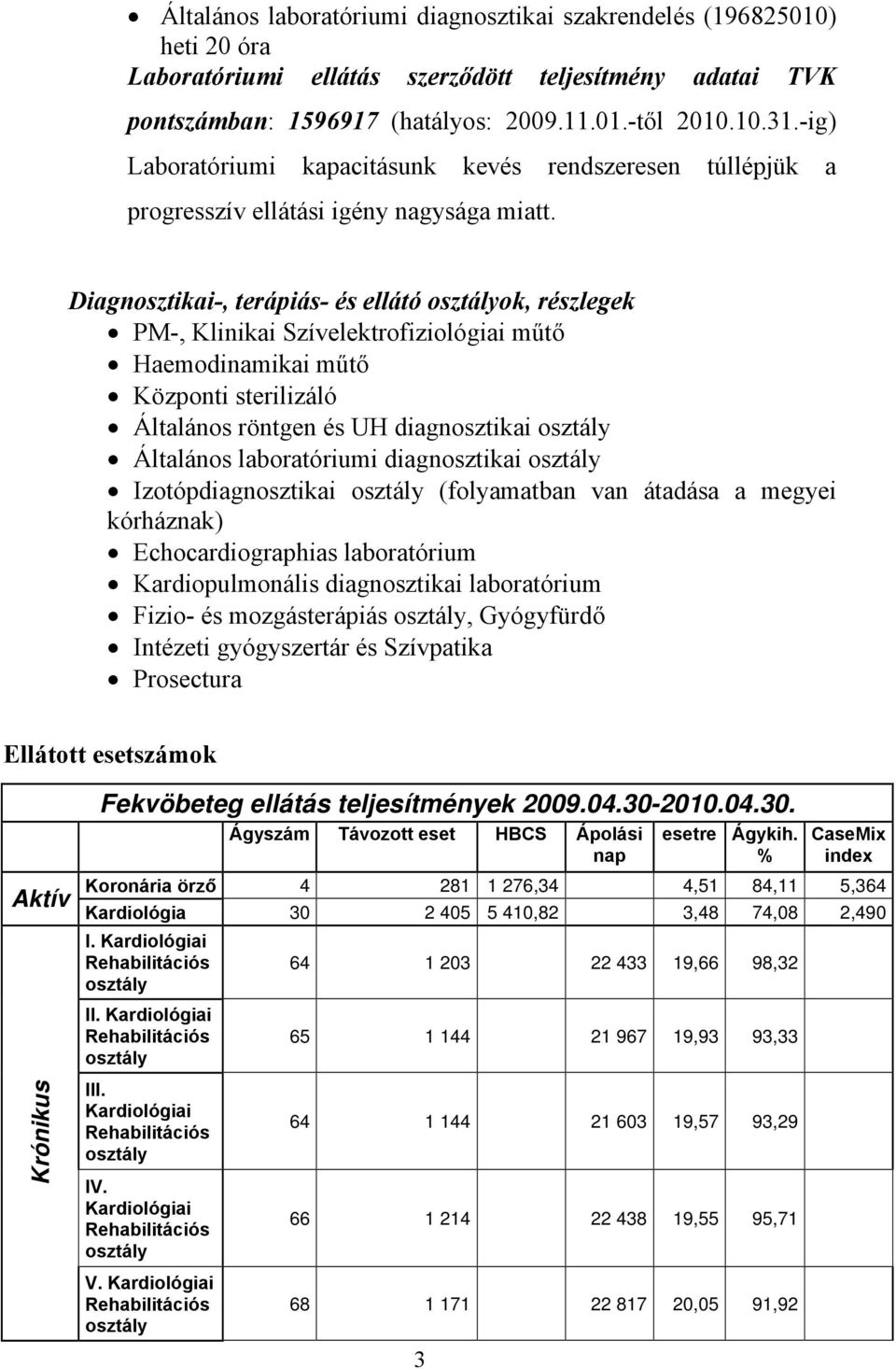 Diagnosztikai-, terápiás- és ellátó osztályok, részlegek PM-, Klinikai Szívelektrofiziológiai műtő Haemodinamikai műtő Központi sterilizáló Általános röntgen és UH diagnosztikai osztály Általános
