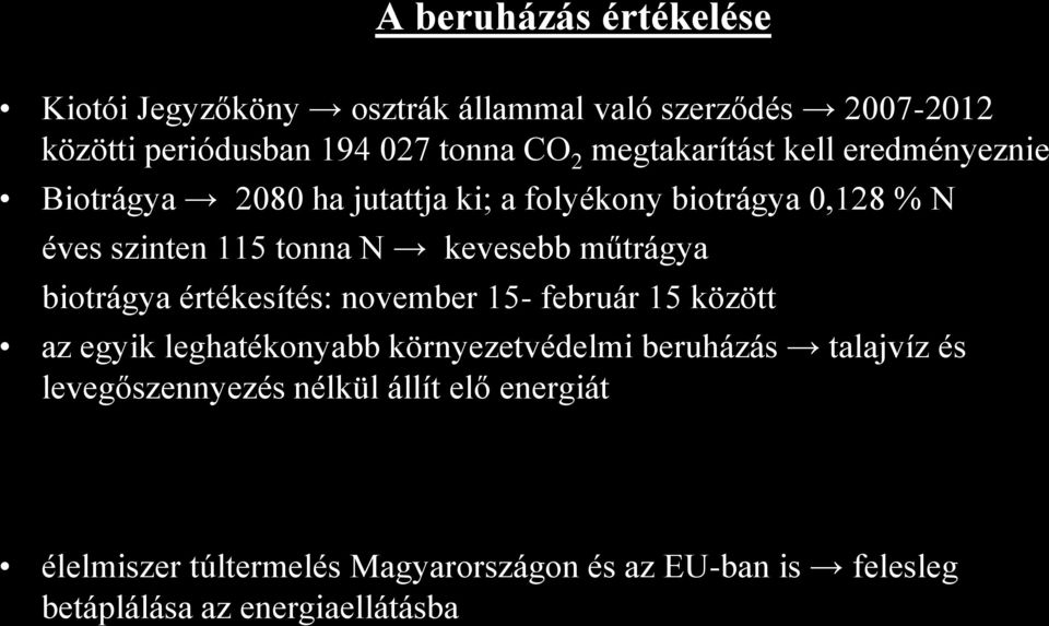 kevesebb műtrágya biotrágya értékesítés: november 15- február 15 között az egyik leghatékonyabb környezetvédelmi beruházás