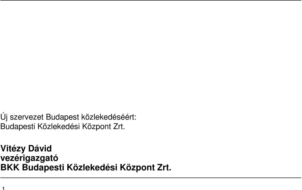 Közlekedési Központ Zrt.