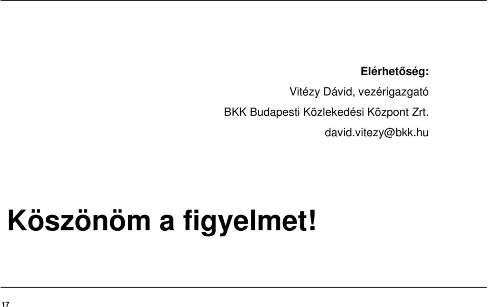 Közlekedési Központ Zrt. david.