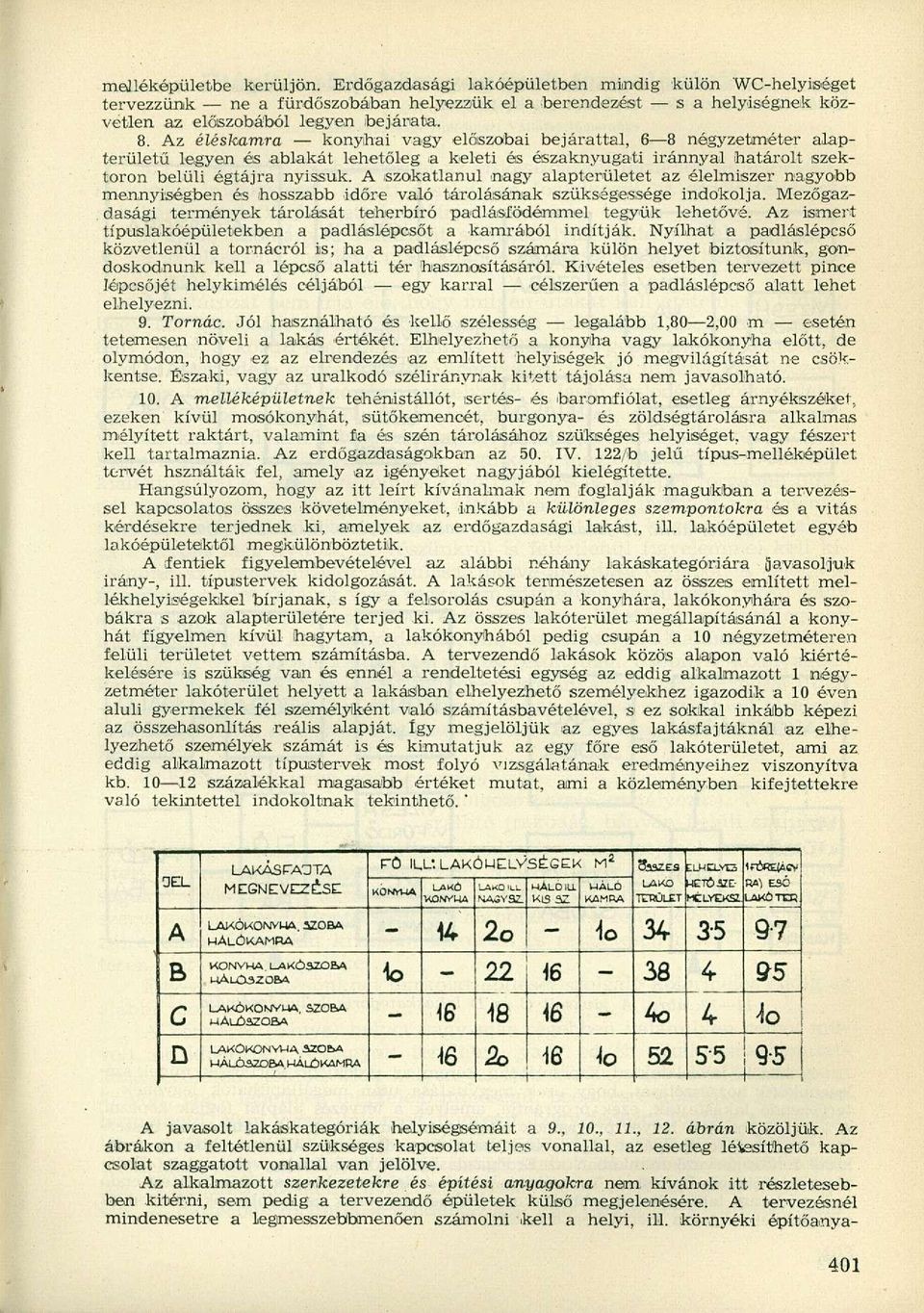 A szokatlanul nagy alapterületet az élelmiszer nagyobb mennyiségben és hosszabb időre való tárolásának szükségessége indokolja.
