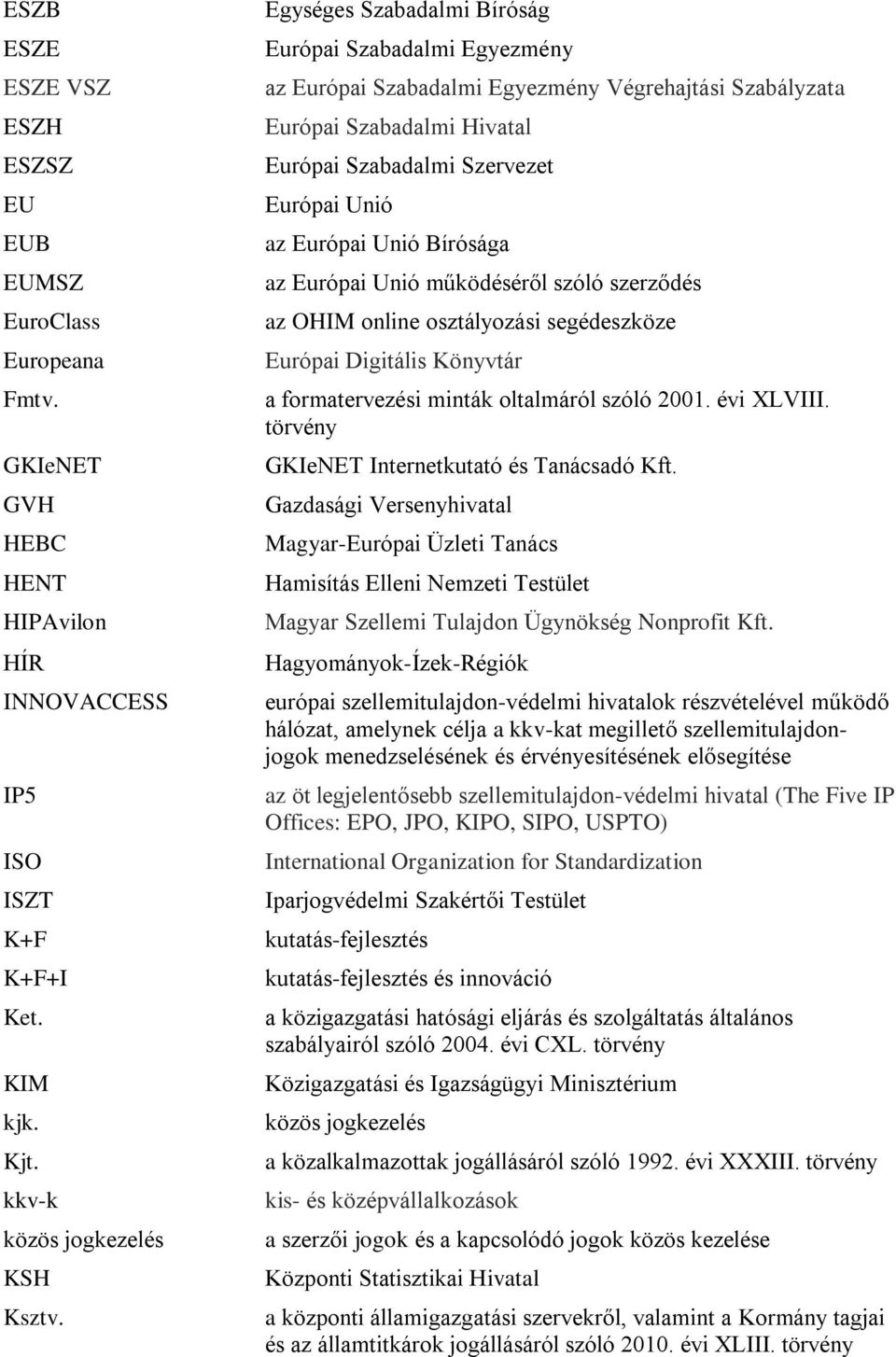 Bírósága az Európai Unió működéséről szóló szerződés az OHIM online osztályozási segédeszköze Európai Digitális Könyvtár a formatervezési minták oltalmáról szóló 2001. évi XLVIII.