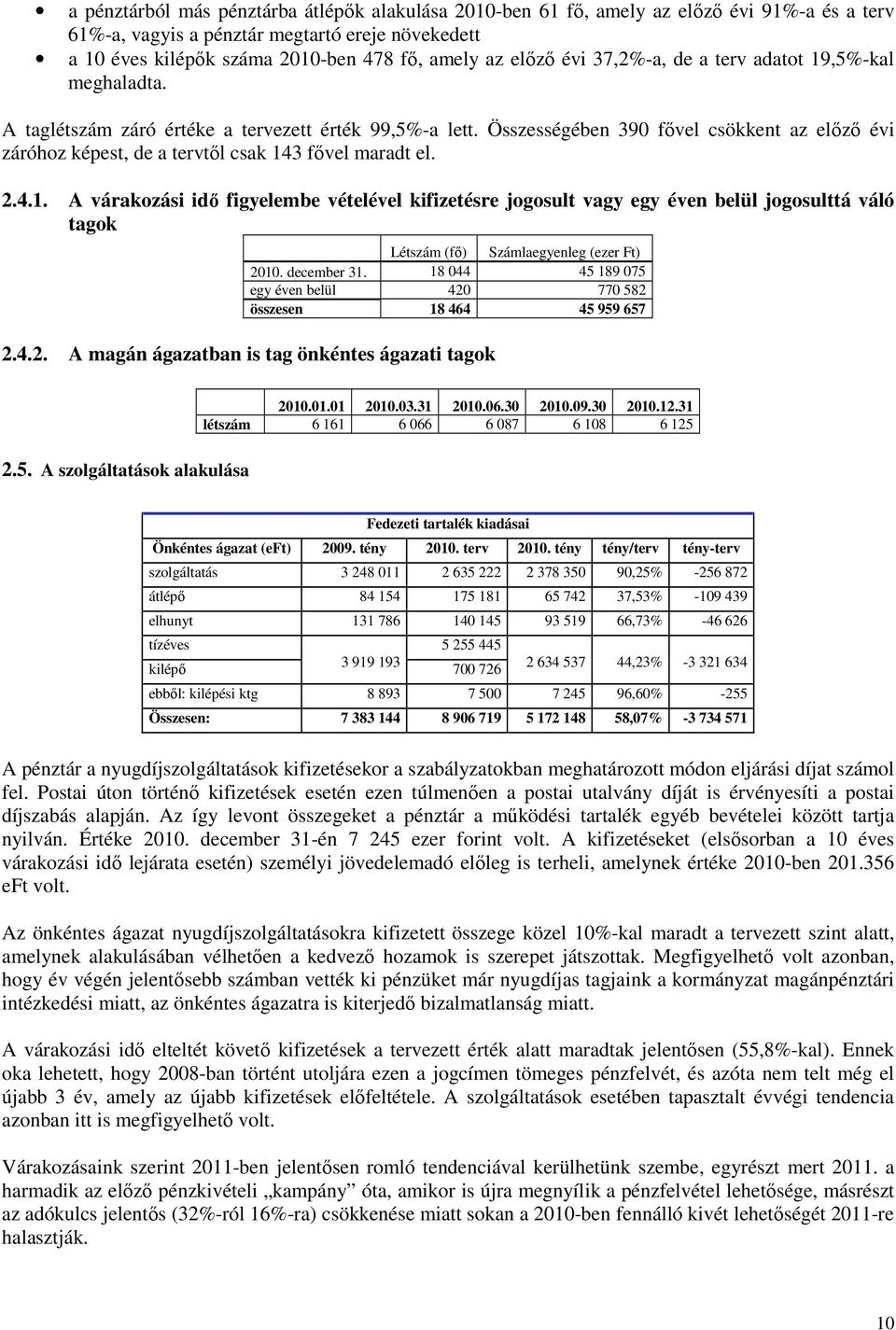 Összességében 390 fővel csökkent az előző évi záróhoz képest, de a tervtől csak 14