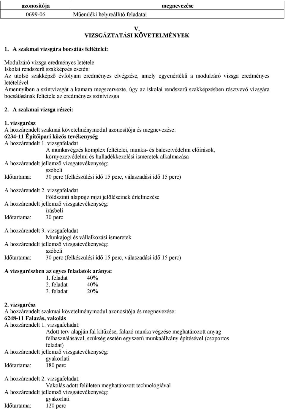 eredményes letételével Amennyiben a szintvizsgát a kamara megszervezte, úgy az iskolai rendszerű szakképzésben résztvevő vizsgára bocsátásának feltétele az eredményes szintvizsga 2.