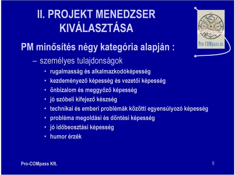 meggyőző képesség jó szóbeli kifejező készség technikai és emberi problémák közötti egyensúlyozó