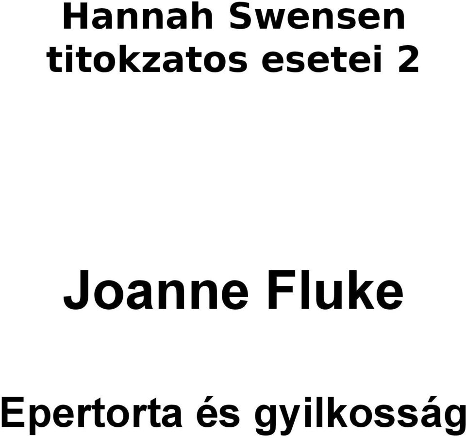 2 Joanne Fluke
