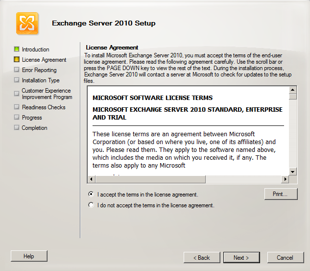 MS Exchange Server 2010 Enterprise license
