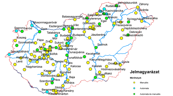 Az automatikus mérőállomások vizsgálatai a következő légszennyezőkre terjednek ki: nitrogén-dioxid (NO2), szén-monoxid (CO), kén-dioxid (SO2) és ózon (O3) komponensek vizsgálata, szálló por (PM10,