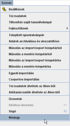 Bérprogram és az abevjava kapcsolata Ahhoz, hogy a bérprogram és az abevjava program együtt tudjon működni, szükséges a két program egymásra hangolása.