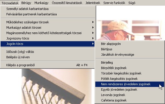 ábra Ezzel előkészítettük a bérprogramot arra, hogy adatot exportáljunk az abevjava program számára. 2.