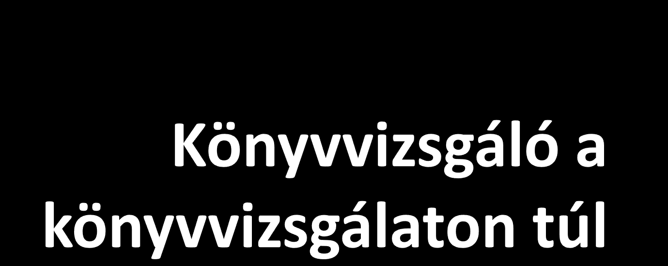 Magyar Könyvvizsgálói Kamara XXI.