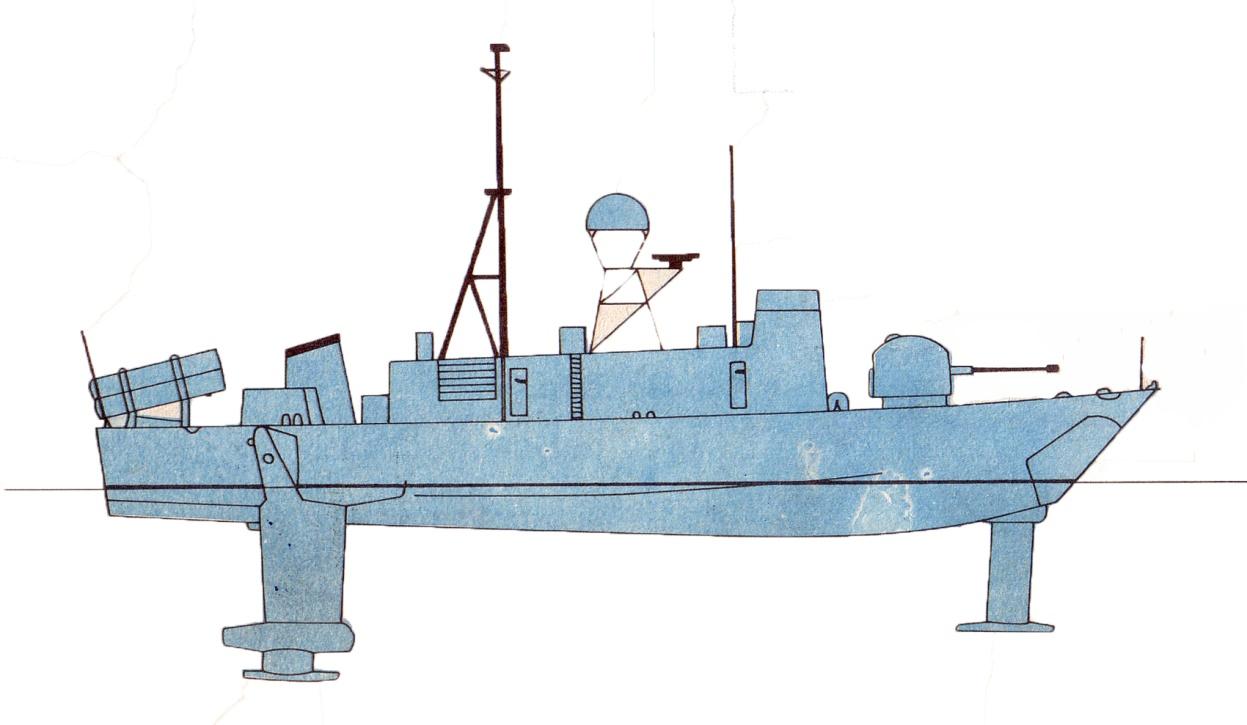 Az amerikai PEGASUS PHM 1 jelű hordszárnyas, rakétás gyorsnaszád Az egyedi építésű FLAGSTAFF-fal TUCUMCARI-val és PLAINVIEW-val szerzett gyakorlati tapasztalatok után 1970-ben az amerikaiak a