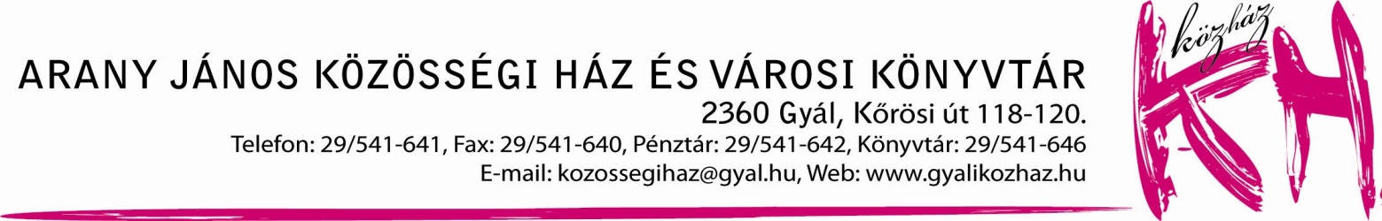 KÖZHÁZ EGY HELY, AHOL ÉRTÉK SZÜLETIK!